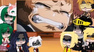 Pro heroes +??? react to Deku's fight (2/?) | Deku & Bakugo vs Nine | My AU