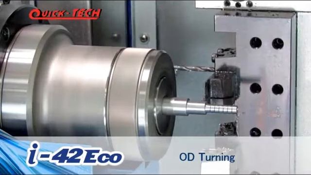 QuickTECH i-42 and i-60 Eco 4 or 5-Axis Mill/Turn Center with Tailstock смотреть онлайн