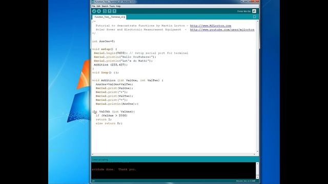 Arduino Tutorial #3 - Functions, return values and variables смотреть онлайн