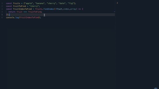 How to use the javascript array findIndex method with detailed example. смотреть онлайн