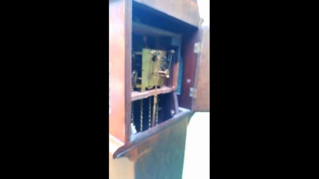 Старинные напольные часы от Wuba Warmink, с Лунным Календарем. смотреть онлайн