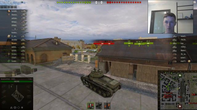 Стрим World Of Tanks. Первый раз играю в танки