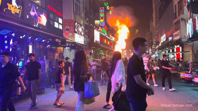 4K HDR | Nightlife of Bui Vien Street Ho Chi Minh City | Vietnam Nightlife 2023 смотреть онлайн