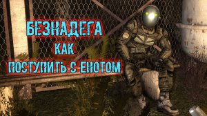 сталкер возвращение в зону Воспоминание Безнадега как поступить с Енотом