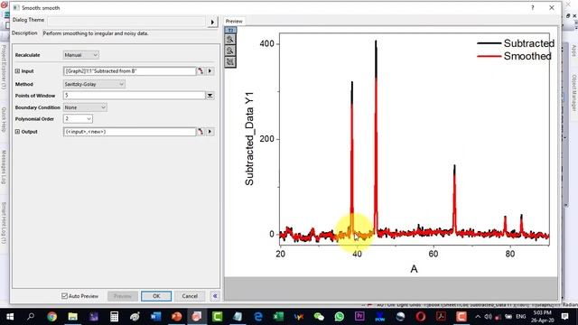 How to smooth XRD graph in origin смотреть онлайн