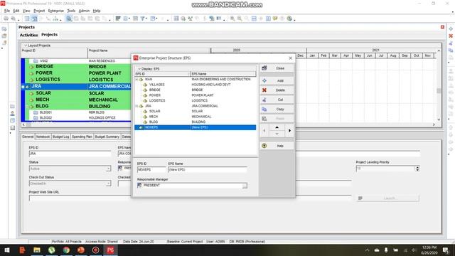 PRIMAVERA P6 EPS ENTERPRISE PROJECT STRUCTURE : P6 Lesson 3.1 EPS смотреть онлайн