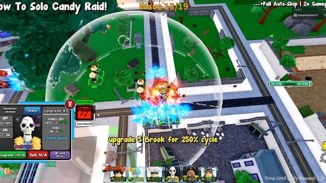 Soloing Candy Raid | Full Auto Skip & 2x Speed Gameplay | All Star Tower Defense ROBLOX смотреть онлайн
