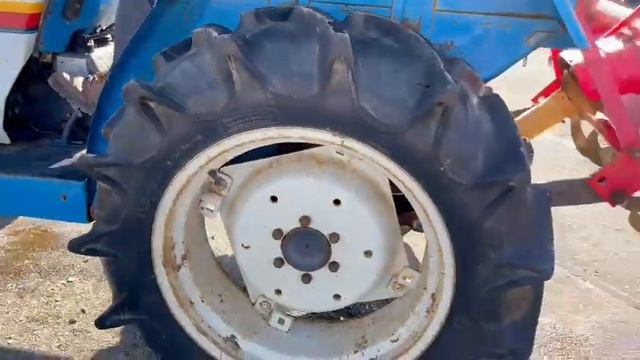 MITSUBISHI MT2501 японский минитрактор с почвофрезой от компании Котамото. смотреть онлайн