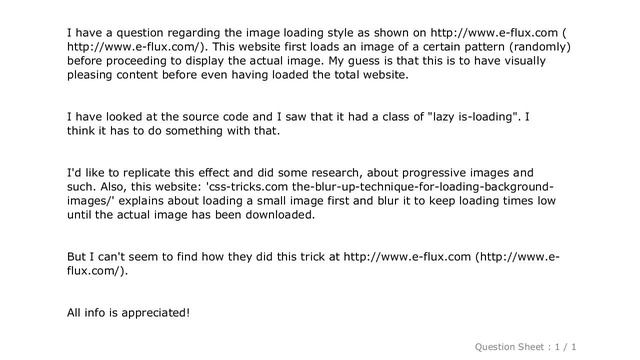 HTML : How to load a small placeholder image before loading the actual content смотреть онлайн