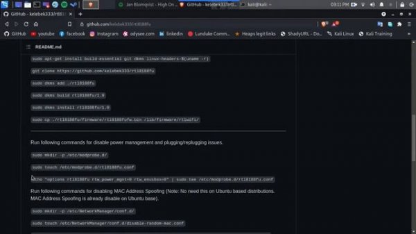 rtl8188fu install kali linux   (wifi adapter install kali linux)