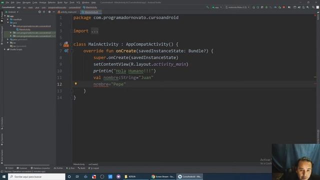 ? Función println, variables, constantes en Android Studio [05] (Desarrollo en Android de 0 a 100) смотреть онлайн