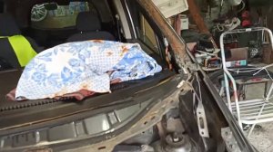 Удаление ржавчины из под лобового стекла
