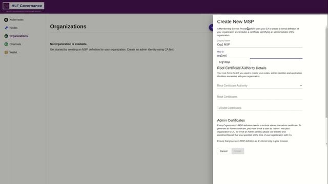 HLFGovernance | Deploy Hyperledger Fabric network on Kubernetes in easy and secure way смотреть онлайн
