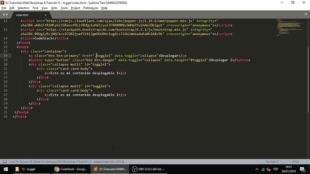 13 - Toggles [Bootstrap 4] смотреть онлайн