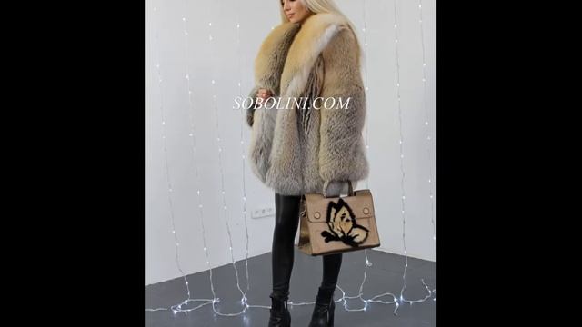 ЭКСКЛЮЗИВ! Роскошный полушубок из аукционного меха лисы Fawn Light смотреть онлайн