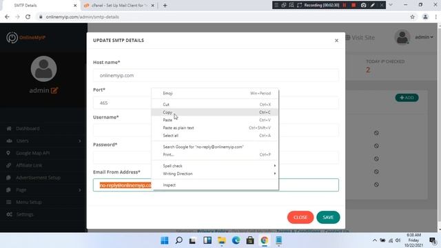 How to Setup smtp Server 2021 | configure Laravel Project смотреть онлайн