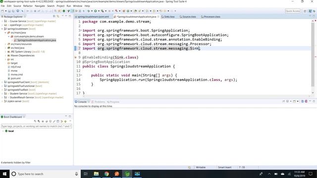 Spring Cloud Stream - RabbitMQ - Part1 смотреть онлайн