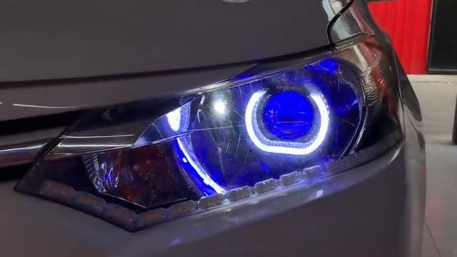 Toyota Vios Upgrade Projector Bi-LED Hella 45w смотреть онлайн