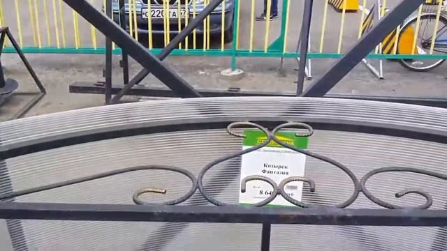 Кованый козырёк 