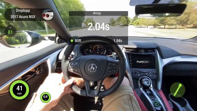 Acura NSX 2017 NC1 Launch Control Twin Turbo V6 Electric Assist смотреть онлайн