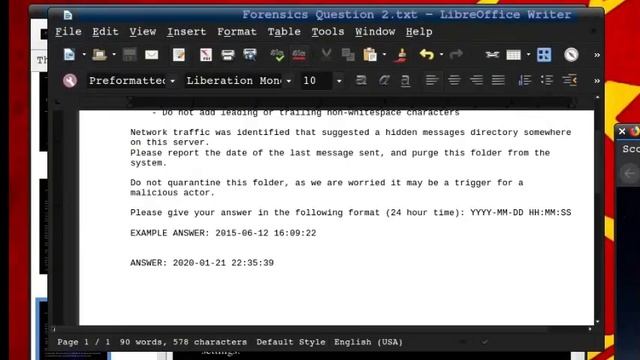 Debian 8 Space Force Practice Image Guide Part 1 FORENSICS QUESTIONS смотреть онлайн