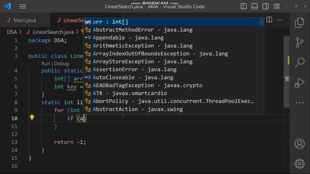 LINEAR SEARCH | JAVA смотреть онлайн