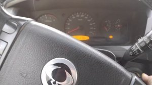 SsangYong KYRON. 2,0 дизельный. Заводим машину в мороз -24