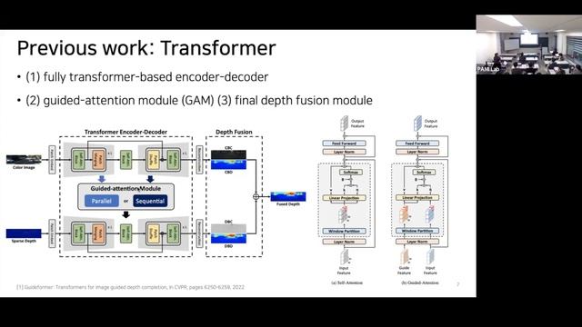 Image-guided Depth Completion: A Non-linear Filters, Convolutions, and Transformer [Kim Kyeongseon] смотреть онлайн