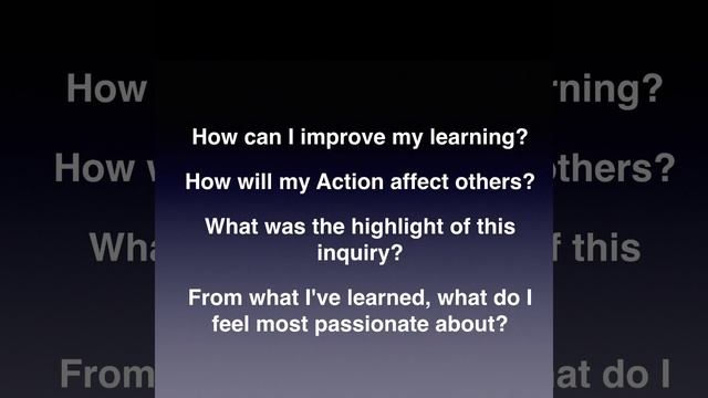 One minute PL: The Inquiry Cycle by Kath Murdoch: Taking Action and Reflection смотреть онлайн