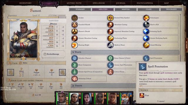 Pathfinder: Wrath of the Righteous BETA - Ecclesitheurge Class w/ Angel Build смотреть онлайн