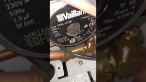 Замена крана подпитки на котле Vaillant