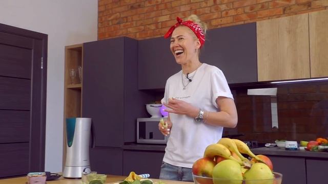 Зелёный смузи рецепт | Onetwofit vlog смотреть онлайн