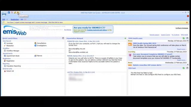 An introduction to navigating EMIS Web for clinicians смотреть онлайн