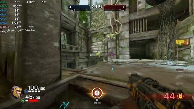 AMD A9-9420 Test - Quake Champions - Gameplay Benchmark Test (A9-9425) смотреть онлайн