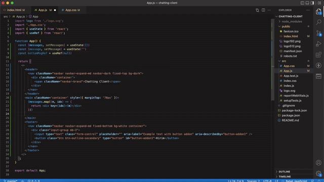 React JS #1: Membuat Aplikasi Front-End Chatting смотреть онлайн