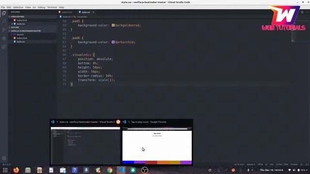 playSound and Creates Bubbles | Javascript Project part I смотреть онлайн