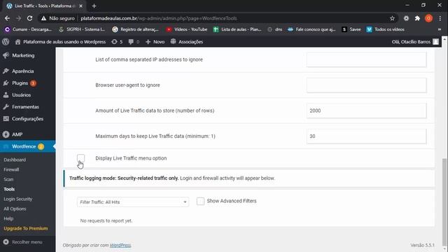 Curso Plataforma EAD com o Wordpress - Instalando e configurando o Wordfence смотреть онлайн