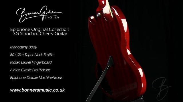 Epiphone Original Collection SG Standard Cherry Guitar | Bonners Guitar Store смотреть онлайн
