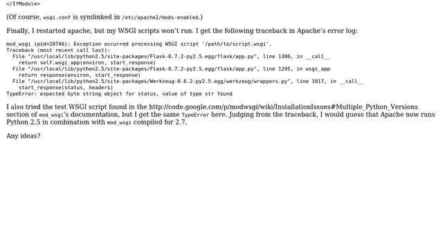 DevOps & SysAdmins: Debian Lenny, Python 2.7 and mod_wsgi (2 Solutions!!) смотреть онлайн