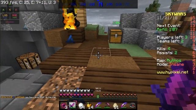 GROOVY GIRLS!!! W/ JustDash [Hypixel Skywars] смотреть онлайн