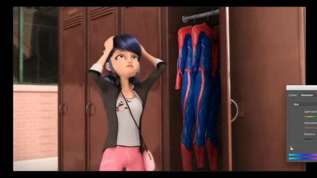 Маринетт нашла костюм Человека-паука в шкафчике Адриана! Miraculous Ladybug Speededit - season 2 смотреть онлайн