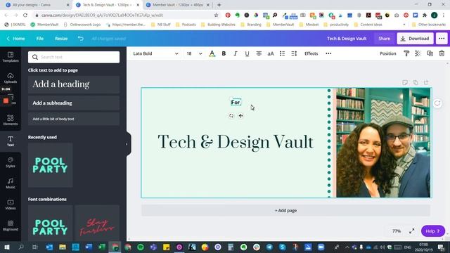 How to create MemberVault product headers in Canva смотреть онлайн