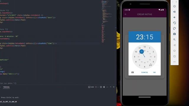 CREA TU PRIMER APP con React native y firebase | Capturando DATETIMEPICKER N°6 смотреть онлайн