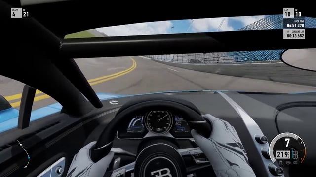 2018 Bugatti Chiron Hypercar at Daytona Exotic Car Rally in Forza 7 смотреть онлайн
