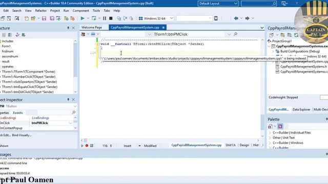 How to Create a C++ Payroll Management System with Database in C++ Builder - Full Tutorial смотреть онлайн