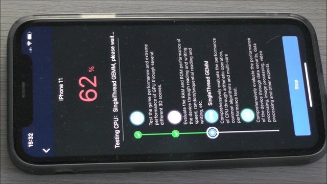 Antutu Benchmark test iOS 16.1 on iPhone 11 смотреть онлайн
