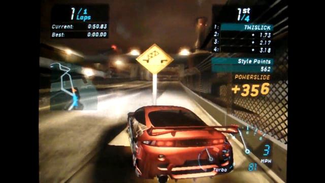 Need For Speed Underground : Port Royal (Mitsubishi Eclipse "Petey Pablo") смотреть онлайн