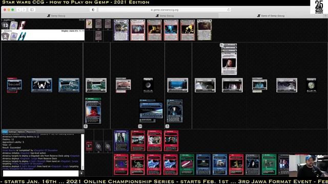 How to Play on Gemp - 2021 Edition - Star Wars CCG смотреть онлайн