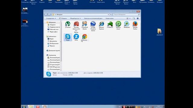 Выбрасывает из программы  Скайп