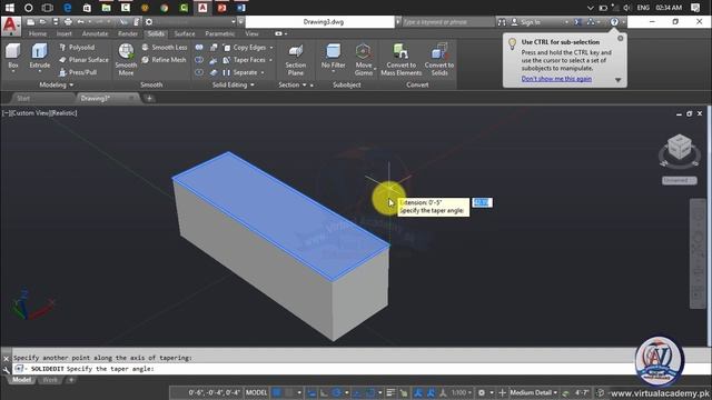 AutoCAD 3D Faces | Autocad 3D Tutorial For beginners | Working on 3D Faces | Lesson 54 смотреть онлайн